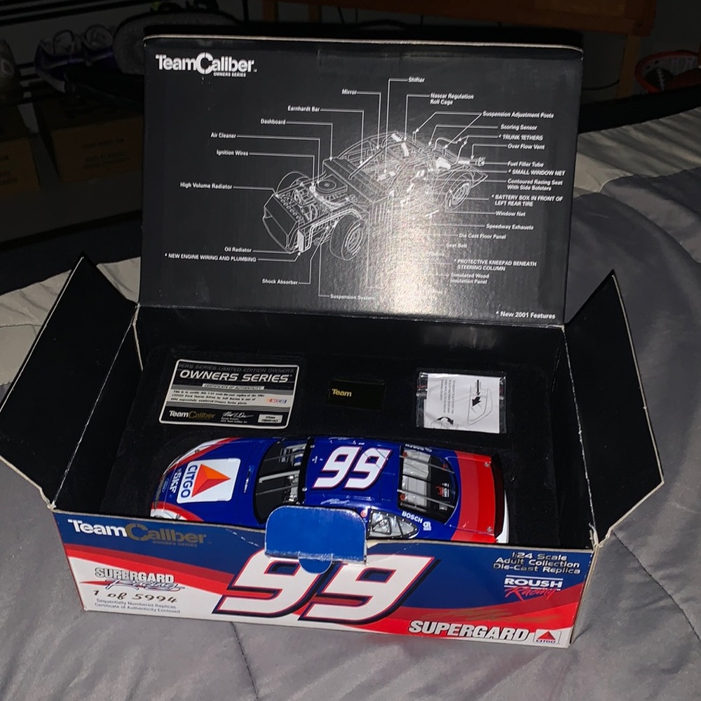 Limited Edition Jeff Burton Collectible Racecar